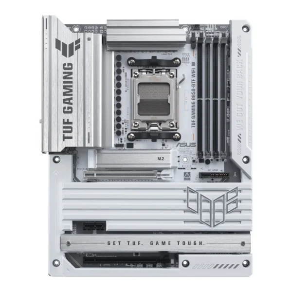 ASUS TUF Gaming B850-BTF WiFi W AM5 ATX Motherboard with AMD B850 Chipset, DDR5 8000+MT/s, PCIe 5.0, WiFi 7, Back-Connect Design, Aura Sync - TUF GAMING B850-BTF WIFI W