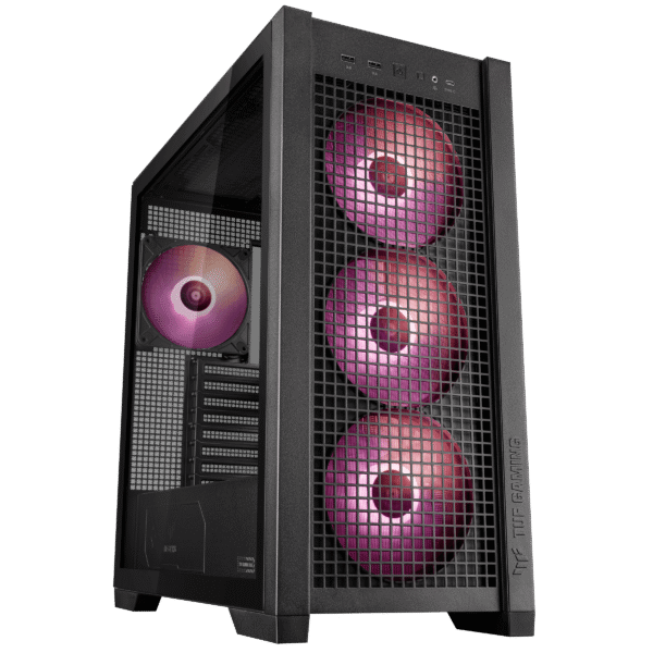 ASUS TUF Gaming GT302 ARGB Black ATX Case - TUF GAMING GT302 ARGB BLACK