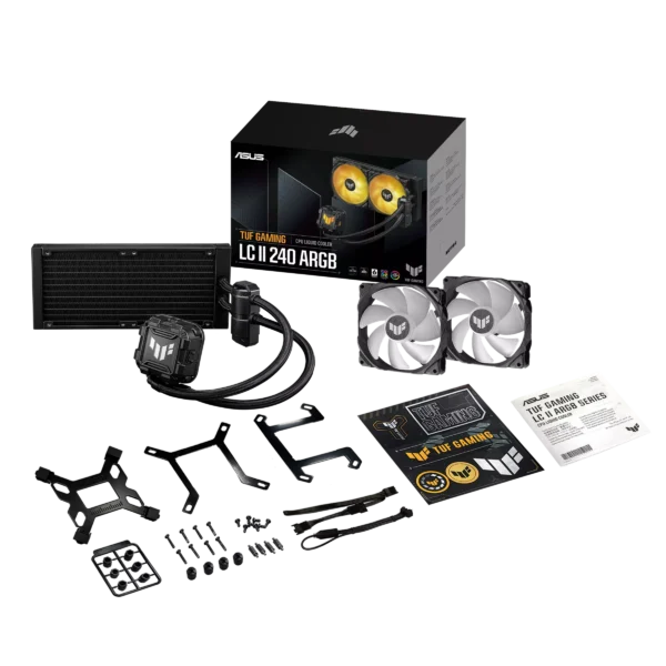 TUF GAMING LC II 240 ARGB 6 ASUS TUF Gaming LC II 240 ARGB AIO Cooler TUF Gaming Fans Aura - TUF GAMING LC II 240 ARGB