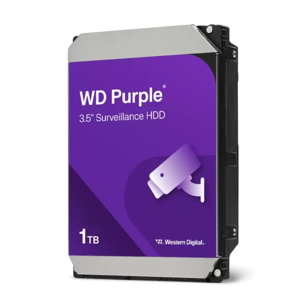 Western Digital 1TB WD Purple Surveillance Internal Hard Drive HDD - SATA 6 Gb/s, 64 MB Cache, 3.5" - WD11PURZ