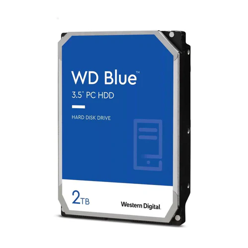Western Digital Blue 2TB 3.5 SATAIII Hard Drive Western Digital Blue 2TB Desktop Hard Disk Drive - WD20EARZ
