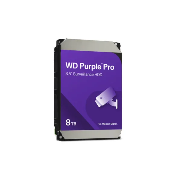 Western Digital Purple Pro 8TB 3.5 SATA Surveillance Hard Drive 2 Western Digital 8TB WD Purple Pro Surveillance Internal Hard Drive HDD - SATA 6 Gb/s, 256 MB Cache, 3.5" - WD8002PURP