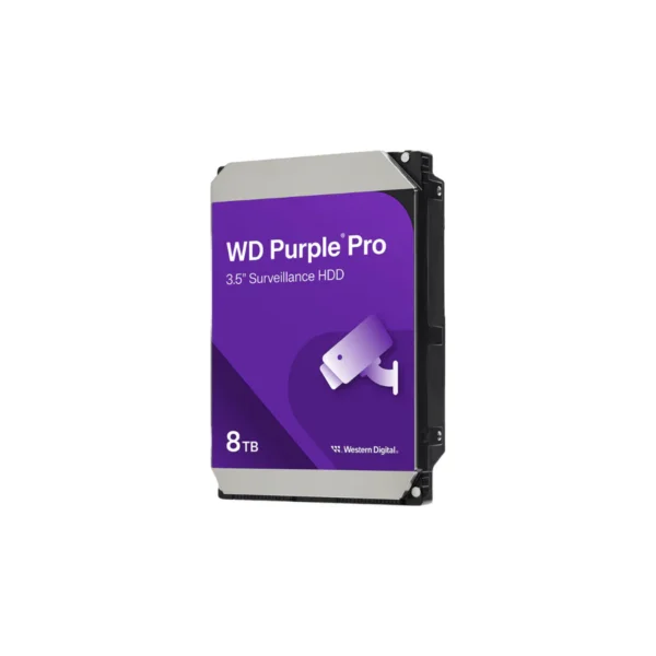 Western Digital Purple Pro 8TB 3.5 SATA Surveillance Hard Drive Western Digital 8TB WD Purple Pro Surveillance Internal Hard Drive HDD - SATA 6 Gb/s, 256 MB Cache, 3.5" - WD8002PURP