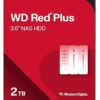 Western Digital Red Plus 3.5″ 2TB SATA HDD For NAS Hard Disk Drive - WD20EFPX