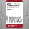 Western Digital Red Plus 3.5″ 2TB SATA HDD For NAS Hard Disk Drive - WD20EFPX