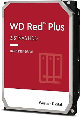 WD Red Plus 6TB 256mb 5400rpm WD60EFPX HDD for NAS