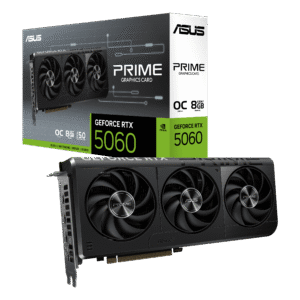 ASUS PRIME GeForce RTX 5060 OC Edition 8GB GDDR7 SFF-Ready Graphics Card with Triple-Fan Cooling and Blackwell Architecture - PRIME-RTX5060-O8G