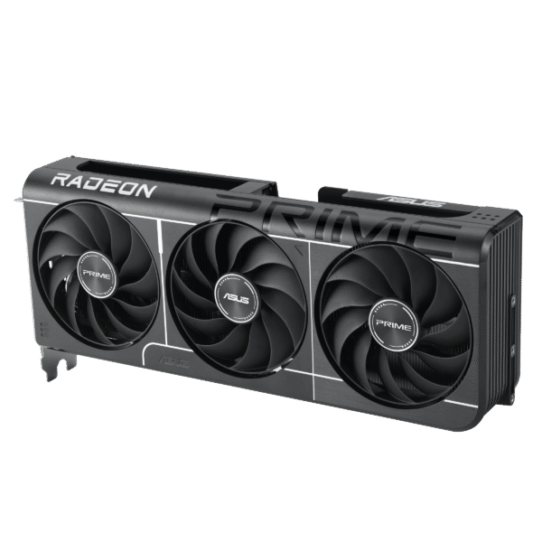 ASUS Prime Radeon RX 9060 XT 16GB GDDR6 OC Edition Graphics Card, PCIe 5.0, 3330 MHz Boost, RDNA 4, Axial-tech Fans, 2.5-Slot, FSR 4 - PRIME-RX9060XT-O16G