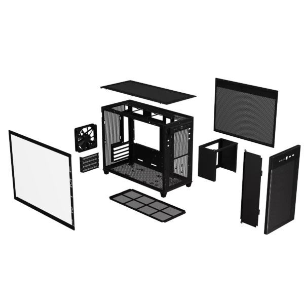 ASUS PRIME AP201 Black Micro-ATX Case Tempered Glass - AP201 ASUS PRIME CASE TG