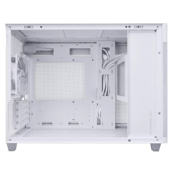 ASUS PRIME AP201 White Micro-ATX Case Tempered Glass - AP201 ASUS PRIME CASE TG WHITE EDITION