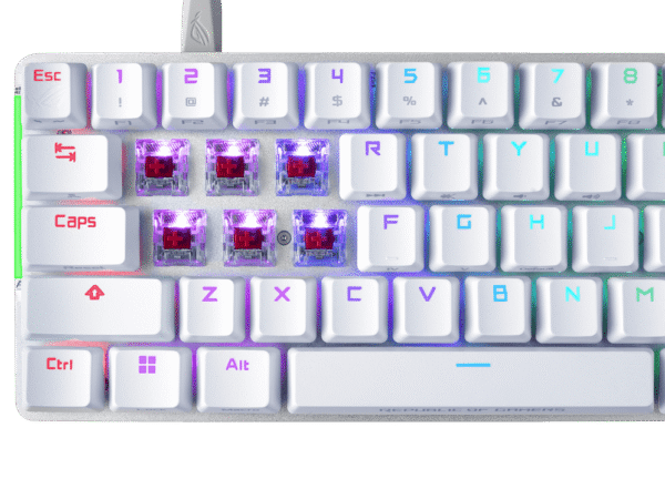 ASUS ROG Falchion Ace NX Blue White Mechanical Keyboard - M602 FALCHION ACE/NXBL/WHT/US/ABS