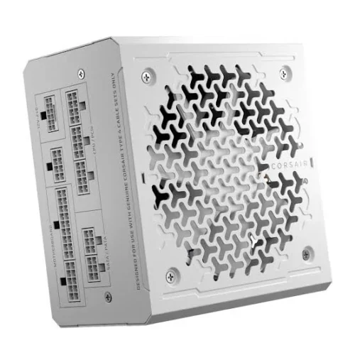 Corsair RMe Series RM1000e Fully Modular Low-Noise 1000W ATX Power Supply White with 80 PLUS Gold and PCIe 5.1 - CS-CP-9020294-NA