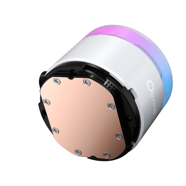 Ocypus Delta L24 White ARGB V2 AIO Liquid CPU Cooler - DELTA-L24-WH2AAWNN02X-GL