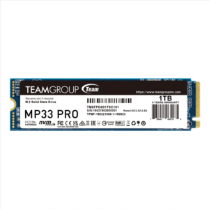 TEAMGROUP MP33 PRO SSD M.2 NVMe Gen3 1TB - TM8FPD001T0C101