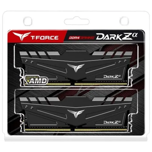 TEAMGROUP T-Force Dark Za DDR4 32GB (2x16GB) 3200MHz CL16 Non-RGB Black - TDZAD432G3200HC16FDC01