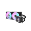202408270021849 DarkFlash Wave DV240S ARGB AIO 240mm Liquid CPU Cooler Black with 320x320 IPS LCD Display and Copper Water Block - DF DV240S BLACK