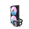 202408270021851 DarkFlash Wave DV240S ARGB AIO 240mm Liquid CPU Cooler Black with 320x320 IPS LCD Display and Copper Water Block - DF DV240S BLACK