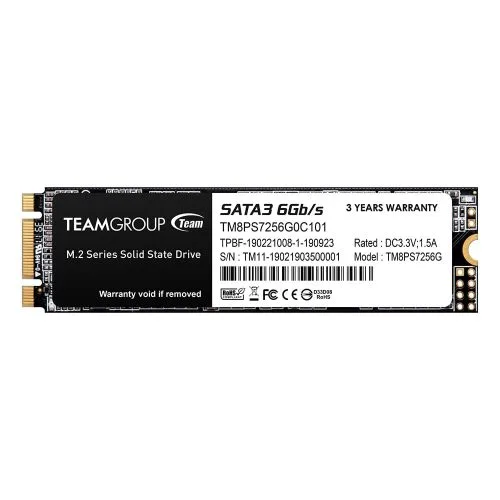 TEAMGROUP MS30 SSD M.2 SATA 6G 256GB - TM8PS7256G0C101