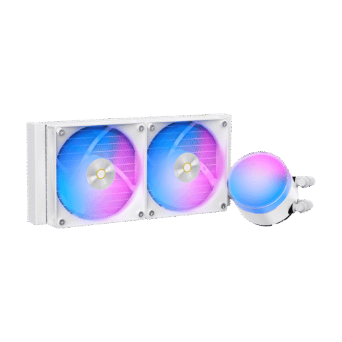 Ocypus Delta L24 White ARGB V2 AIO Liquid CPU Cooler - DELTA-L24-WH2AAWNN02X-GL