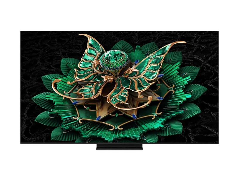 TCL C7K 85-Inch QD-Mini LED 4K HDR Smart TV 144h Dolby Vision IQ with Google TV and Bang & Oluf...