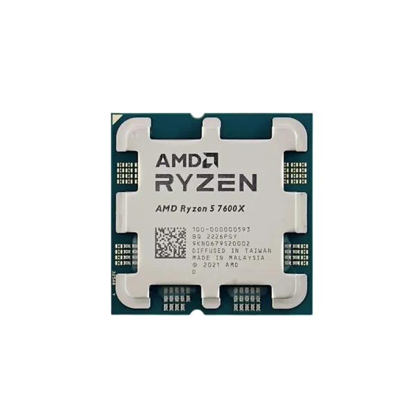 AMD Ryzen 5 7600X 4.7GHz Up to 5.3GHz Socket AM5 Processor 100-100000593WOF (Boxed) | 100-000000593 (Tray)