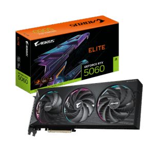 Gigabyte AORUS GeForce RTX 5060 ELITE 8G Graphics Card with 8GB GDDR7 and NVIDIA Blackwell DLSS 4 - GV-N5060AORUS-E-8GD