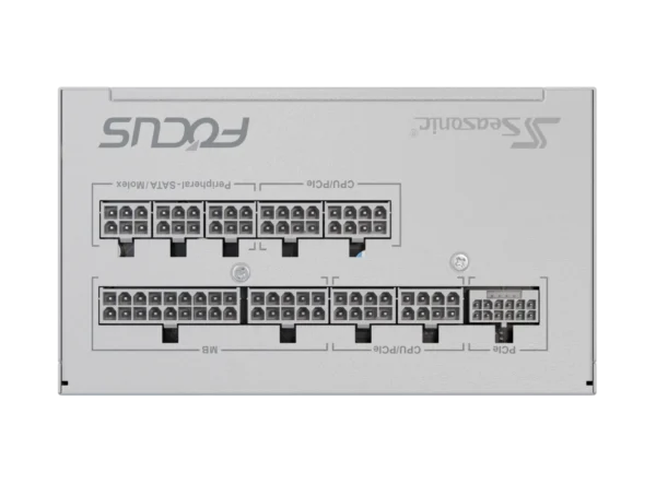 Seasonic Focus GX-750 ATX 3.1 and PCIe 5.1 V4 White 80 PLUS Gold Fully Modular Power Supply - SRP-FGX751-A5A32SF