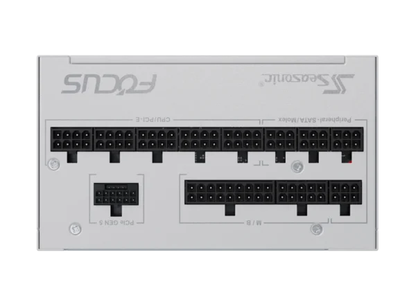 Seasonic FOCUS V3 GX-1000 White Edition 80 PLUS Gold Fully Modular ATX Power Supply - SSR-1000FX3 White