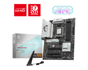 B850 GAMING PLUS WIFI 1 MSI B850 GAMING PLUS WIFI Gaming Motherboard AMD B850 AM5 DDR5 8200+MT/s PCIe 5.0 Wi-Fi 7