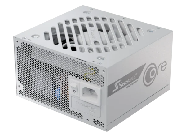 CORE-v2-White-650-back-panel-angled-1462x1080 Seasonic Core v2 GX-750 White ATX 3.1 and PCIe 5.1 750W 80 PLUS Gold Fully Modular PSU - SRP-CGX751-A5A32SF White