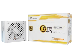 Seasonic Core v2 GX-750 White ATX 3.1 and PCIe 5.1 750W 80 PLUS Gold Fully Modular PSU - SRP-CGX751-A5A32SF White