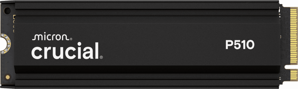 Crucial P510 2TB PCIe Gen5 NVMe M.2 SSD with Heatsink 10000MB/s – CT2000P510SSD5...