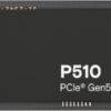 Crucial P510 2TB PCIe Gen5 NVMe M.2 SSD 10000MB/s - CT2000P510SSD8