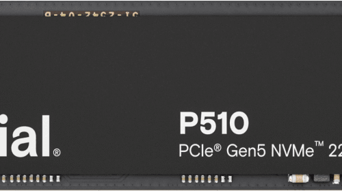 Crucial P510 2TB PCIe Gen5 NVMe M.2 SSD 10000MB/s - CT2000P510SSD8