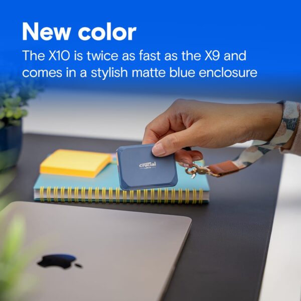 Crucial X10 4TB USB 3.2 Gen 2x2 Portable SSD 2100MB/s - CT4000X10SSD9