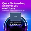 Crucial X10 6TB USB 3.2 Gen 2x2 Portable SSD 2100MB/s - CT6000X10SSD9