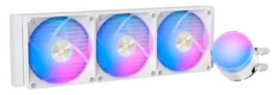 Ocypus Delta L36 White ARGB V2 AIO Liquid CPU Cooler - DELTA-L36-WH3AAWNN02X-GL