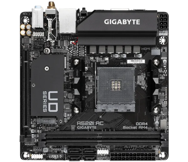 GIGABYTE A520I-AC Mini-ITX AMD AM4 A520 DDR4 Motherboard - GA-A520I-AC