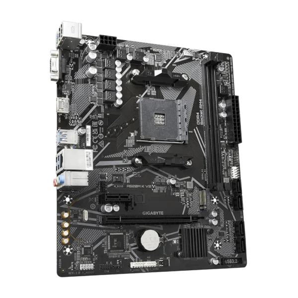 GIGABYTE A520M-K V2 Micro-ATX AMD A520 AM4 DDR4 Motherboard - GA-A520M-K-V2