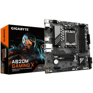 GA-A620M-GAMING-X 1 Gigabyte A620M GAMING X Micro-ATX Motherboard AMD A620 AM5 DDR5 PCIe 4.0 - GA-A620M-GAMING-X