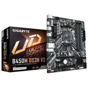 GA-B450M-DS3H-V3 1 GIGABYTE B450M DS3H V3 Micro-ATX AMD B450 AM4 DDR4 Motherboard - GA-B450M-DS3H-V3