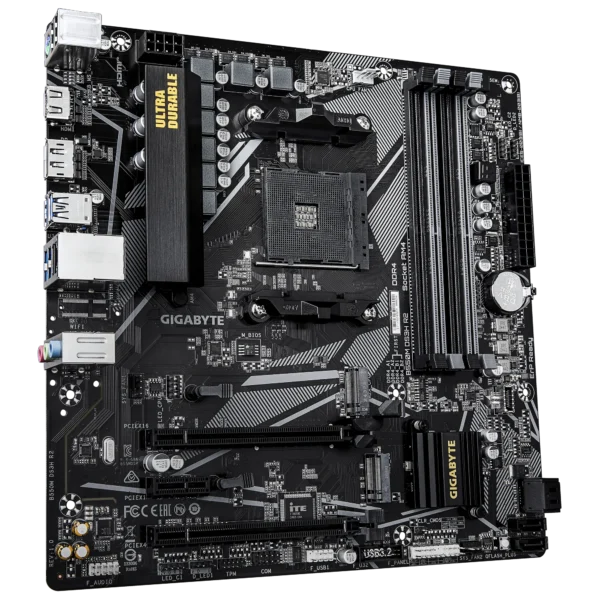 GA-B550M-DS3H-R2 2 GIGABYTE B550M DS3H R2 2x ARGB Micro-ATX AMD B550 AM4 DDR4 Motherboard - GA-B550M-DS3H-R2
