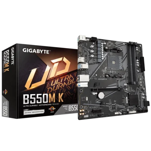 GIGABYTE B550M-K Micro-ATX AMD B550 AM4 DDR4 Motherboard - GA-B550M-K