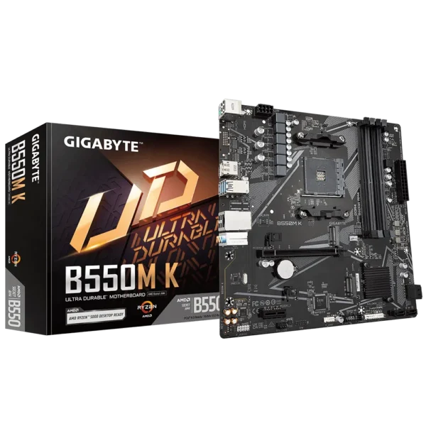 GIGABYTE B550M-K Micro-ATX AMD B550 AM4 DDR4 Motherboard - GA-B550M-K