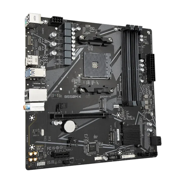 GIGABYTE B550M-K Micro-ATX AMD B550 AM4 DDR4 Motherboard - GA-B550M-K