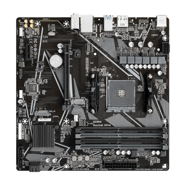GIGABYTE B550M-K Micro-ATX AMD B550 AM4 DDR4 Motherboard - GA-B550M-K