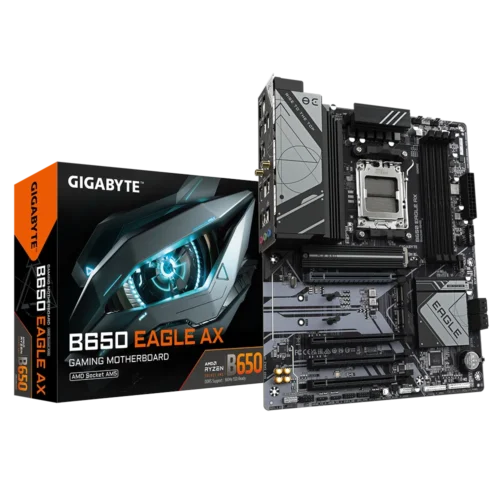 GIGABYTE B650 EAGLE AX WIFI ATX AMD B650 AM5 DDR5 PCIe 5.0 Motherboard - GA-B650-EAGLE-AX