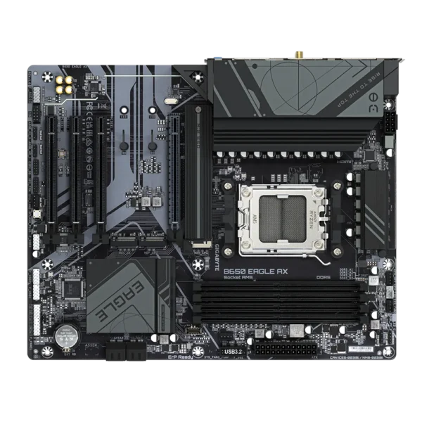 GIGABYTE B650 EAGLE AX WIFI ATX AMD B650 AM5 DDR5 PCIe 5.0 Motherboard - GA-B650-EAGLE-AX
