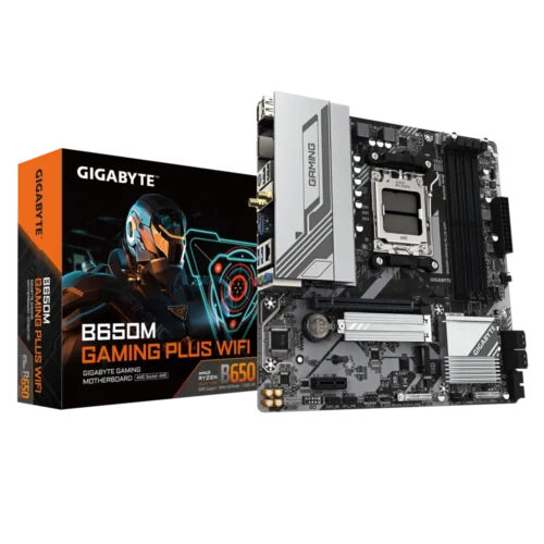 GIGABYTE B650M GAMING PLUS WIFI Micro-ATX AMD B650 AM5 DDR5 Motherboard - GA-B650M-GAMING-PLUS-WF