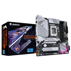 GA-B760M-A-E-WF6E-GEN5 1 GIGABYTE B760M A E WIFI 6E GEN5 Micro-ATX Intel B760 LGA1700 DDR5 PCIe 5.0 Motherboard - GA-B760M-A-E-WF6E-GEN5